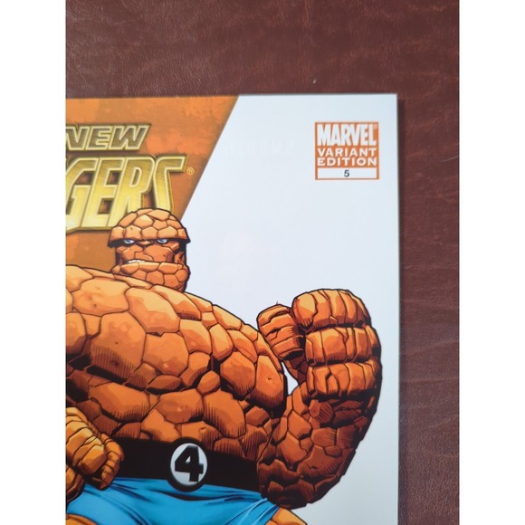 New Avengers #5 1:75 Immonen Variant The Thing Ben Grimm Marvel 2010 Rare - Picture 3 of 11